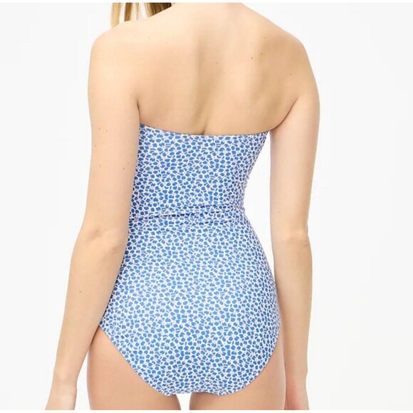 J Crew Printed strapless one-piece swimsuitSize Xs Retail $89.50 - Picture 3 of 9